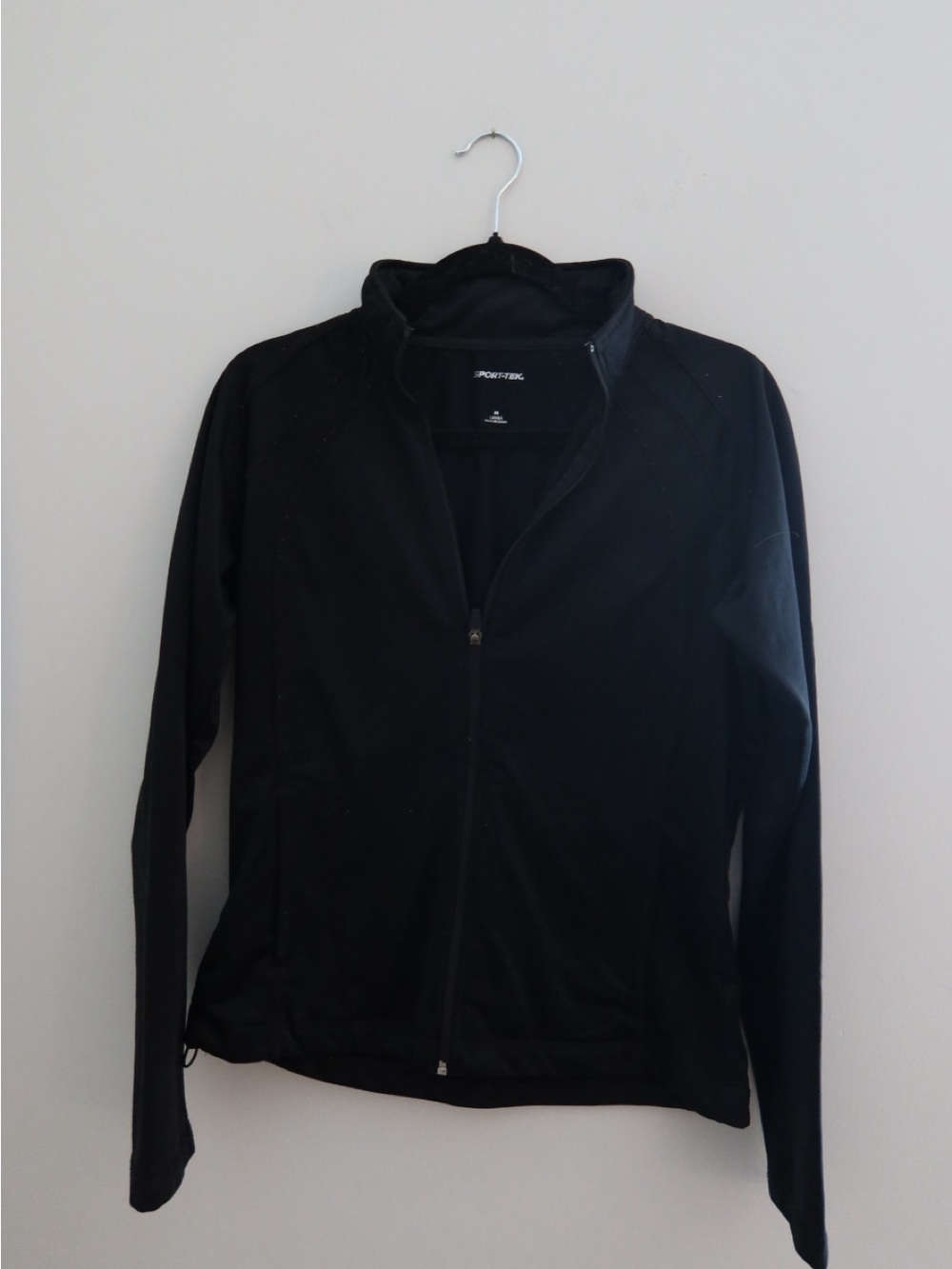 Sport-Tek Women's Black Full-Zip Utility Jacket